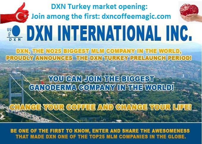 DXN International coming to Turkey